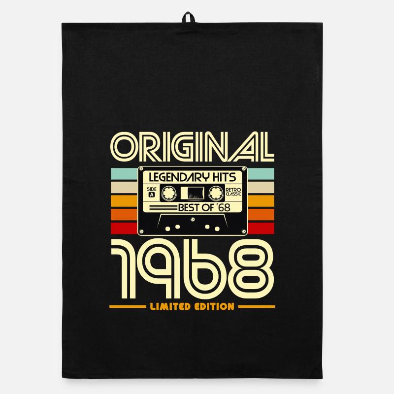 Originale limitierte Ausgabe von 1968 Organic Geschirrtuch