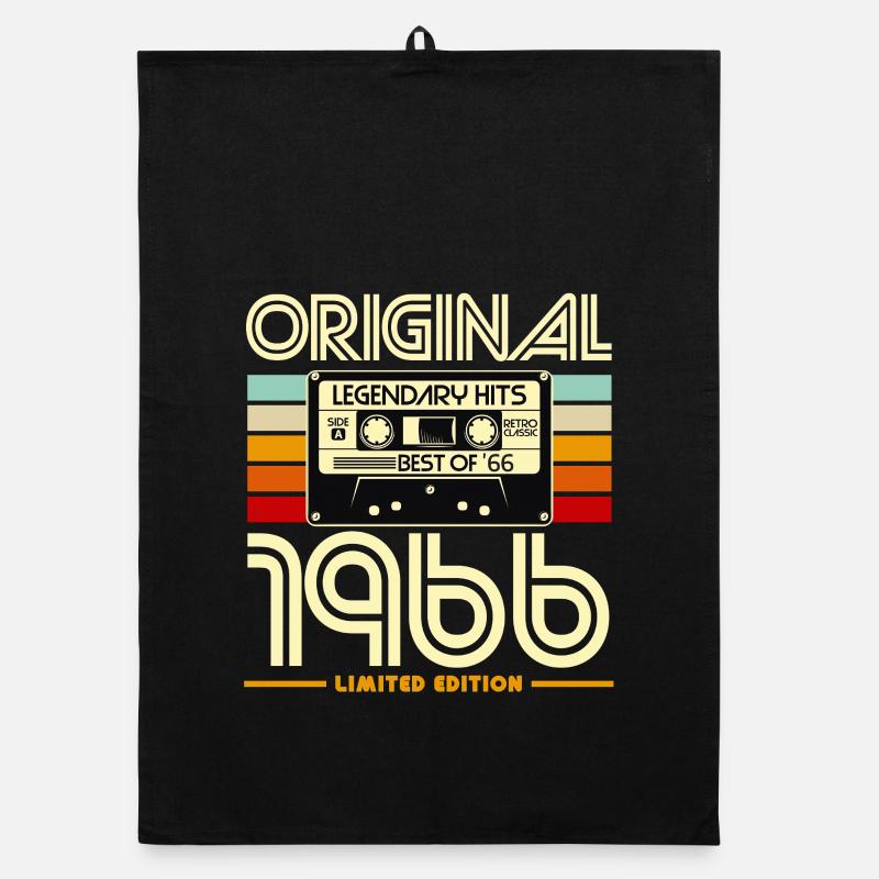 Original 1966 Cassette Retro Organic dish towel