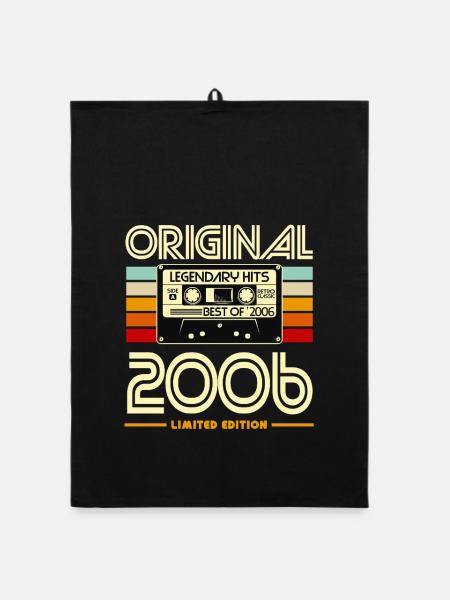Original 2006 Édition Limitée Cassette - Torchon bio - noir - Devant