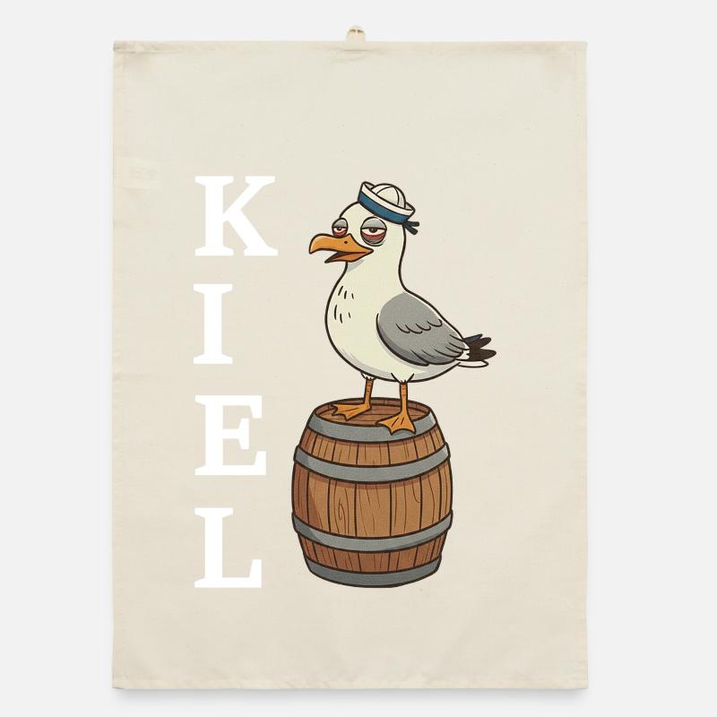 Kiel Seagull Organic dish towel