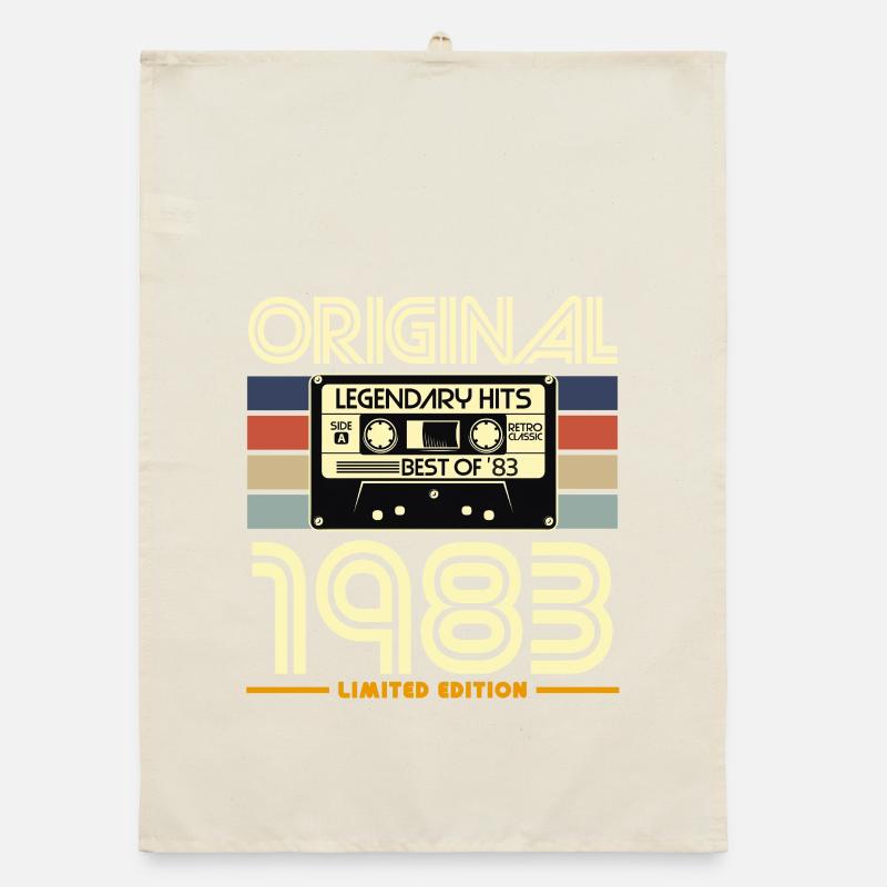 Original 1983 Cassette Rétro Torchon bio