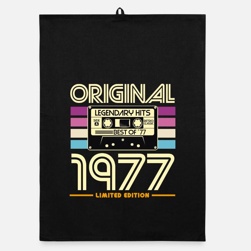 Original 1977 Cassette Rétro Torchon bio