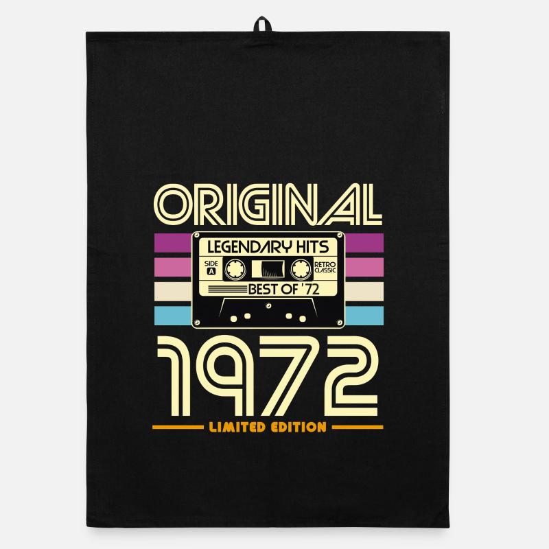 Originalkassette Retro von 1972 Organic Geschirrtuch
