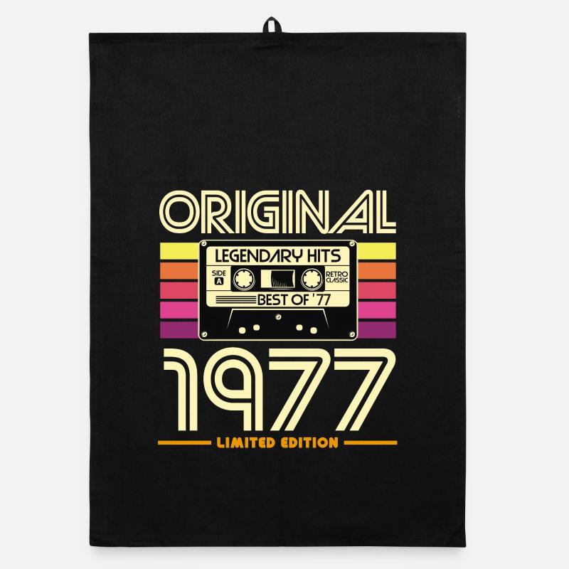 Original 1977 Retro Cassette Torchon bio