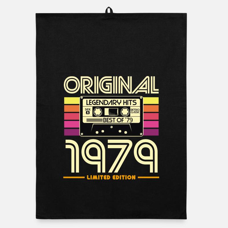 Originalkassette Retro von 1979 Organic Geschirrtuch