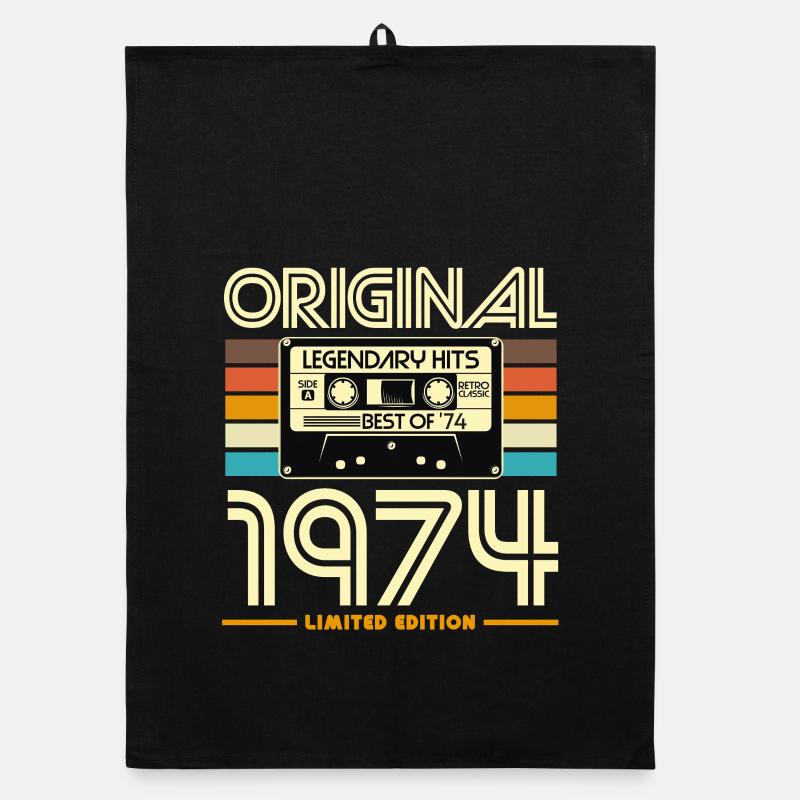 Original 1974 Édition limitée Torchon bio
