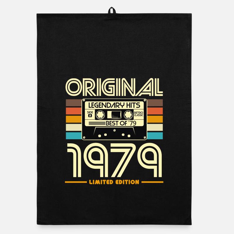 Originale Kassetten-Retro-Edition von 1979 Organic Geschirrtuch