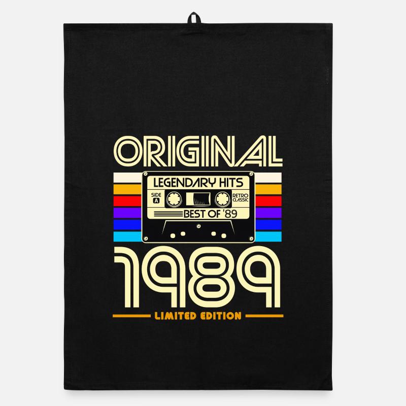 Original 1989 Cassette Édition Limitée Torchon bio