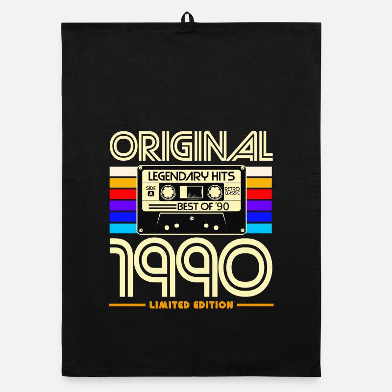Rétro 1990 Cassette Légendes Torchon bio