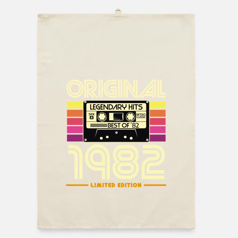Original 1982 Édition Limité Cassette Retro Torchon bio