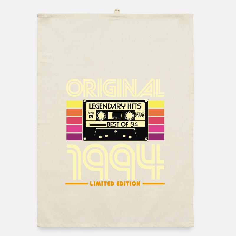 Original 1994 Limited Edition Retro Cassette Organic dish towel