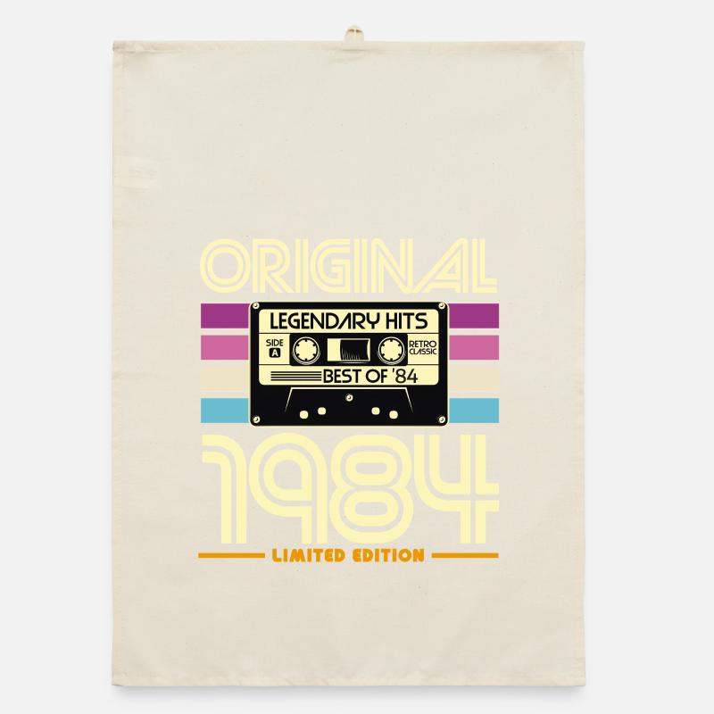 Original 1984 Cassette Retro Édition Limité Torchon bio