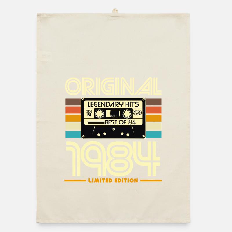 Originale limitierte Kassette von 1984 Organic Geschirrtuch