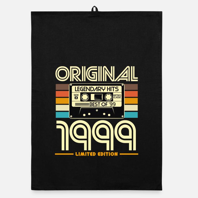 Original 1999 Cassette Rétro T-shirt Torchon bio