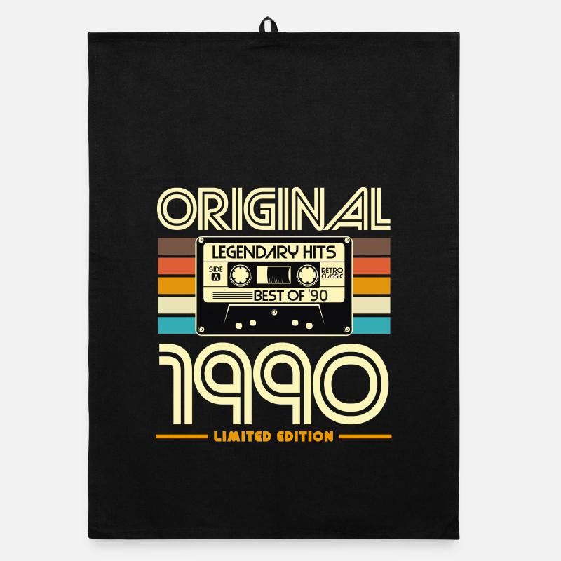 Original 1990 Cassette Rétro Hits Torchon bio