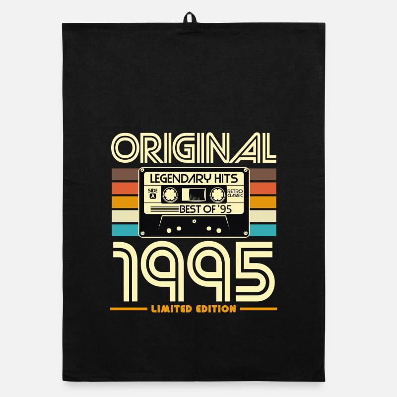 Originale limitierte Retro-Kassette von 1995 Organic Geschirrtuch