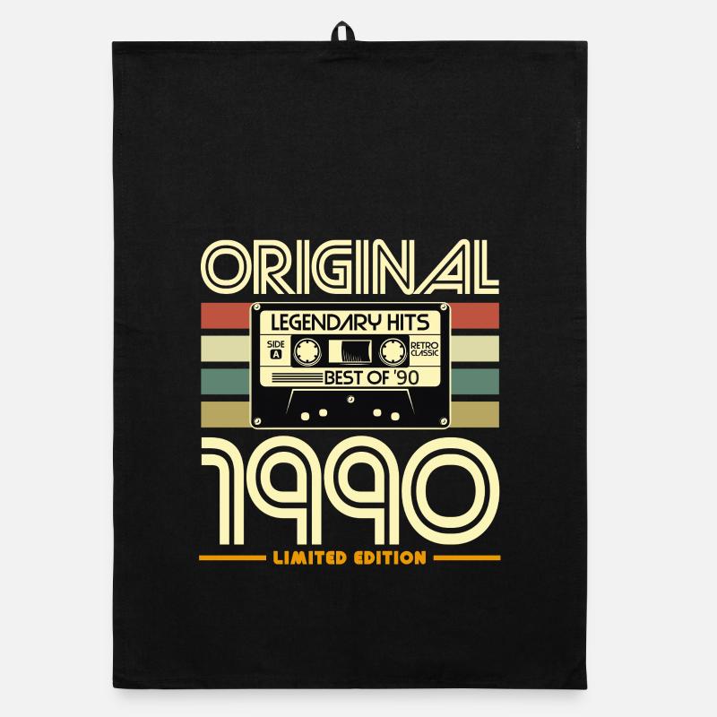 Original 1990 Rétro Cassette Édition Torchon bio