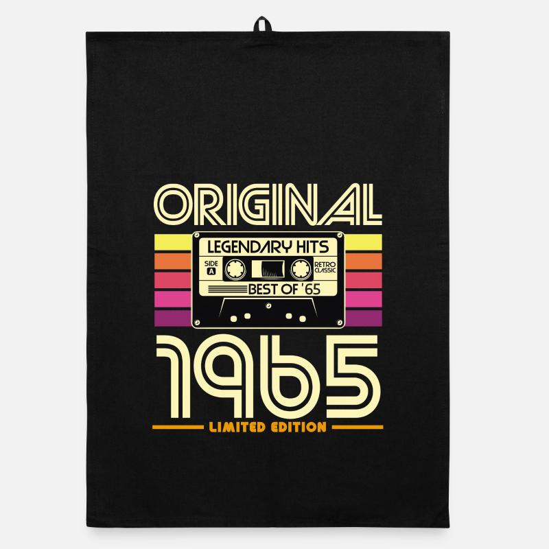 1965 Vintage Heritage Cassette Organic dish towel
