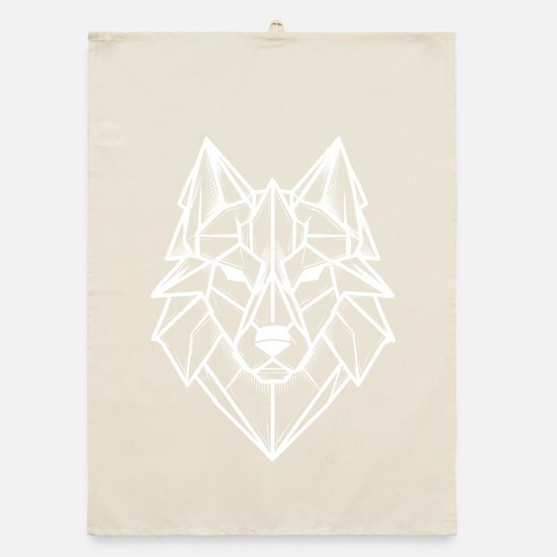 logo loup géométrique Torchon bio