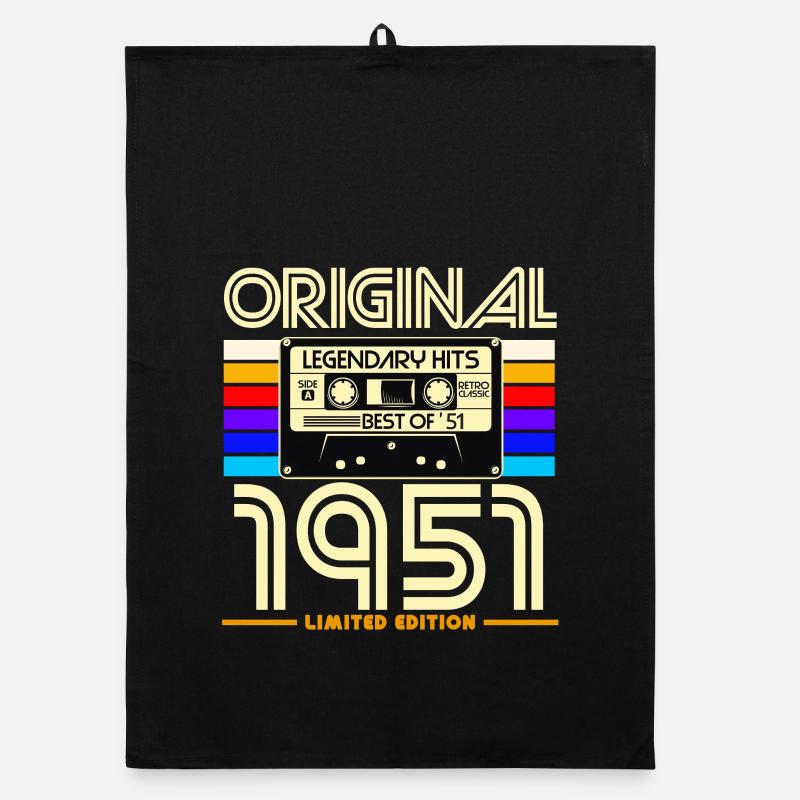 Original 1951 Retro Cassette Tee Torchon bio