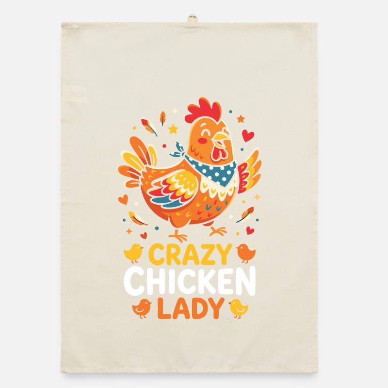 La Poule Folle Torchon bio