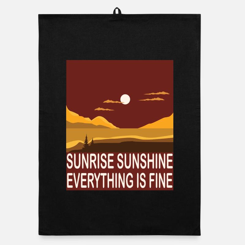 Soleil aube Torchon bio