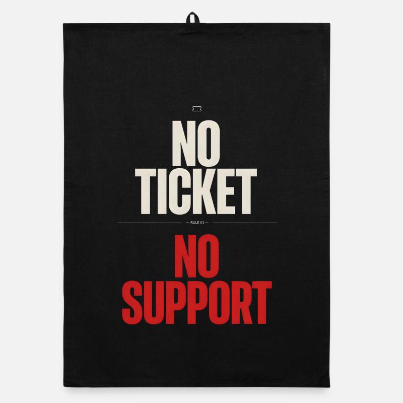 Non Ticket Non Support Informaticien Administrateur IT Torchon bio