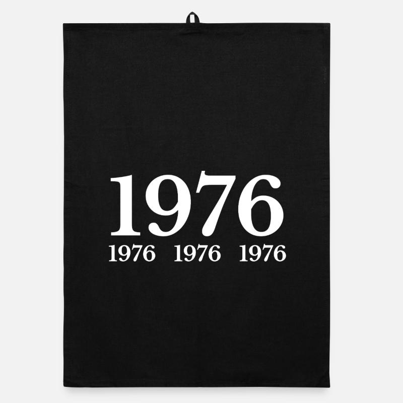 1976 - Organic Geschirrtuch - Schwarz