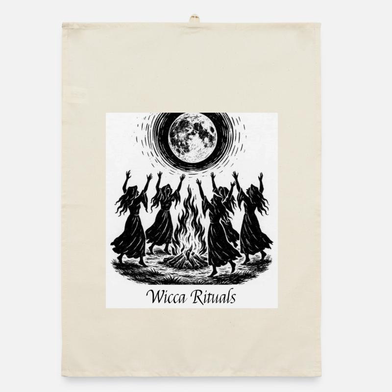 Wicca-Rituale Organic Geschirrtuch