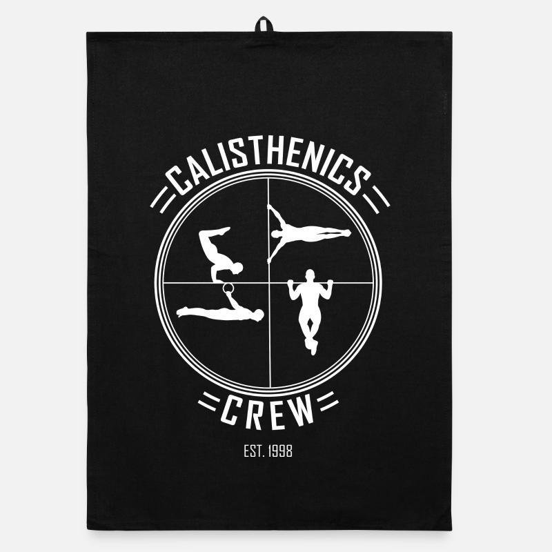 Calisthenics Crew Street Workout Organic Geschirrtuch