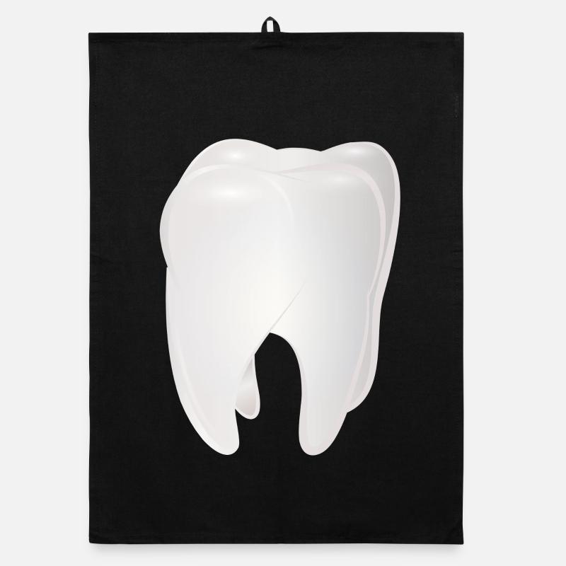 radiant white tooth Organic dish towel