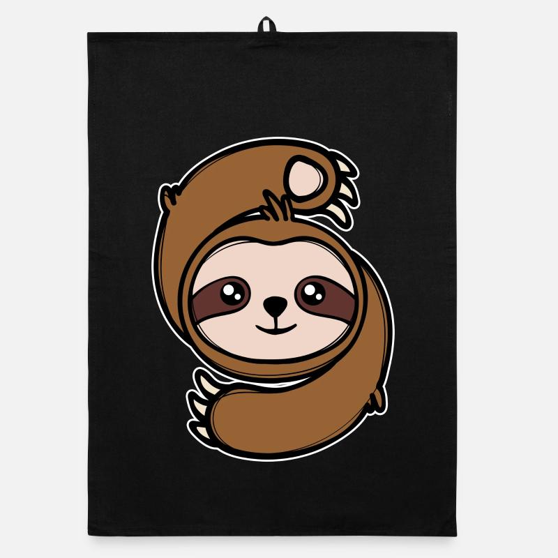 mammal sloth jungle jungle dweller zoo Organic dish towel