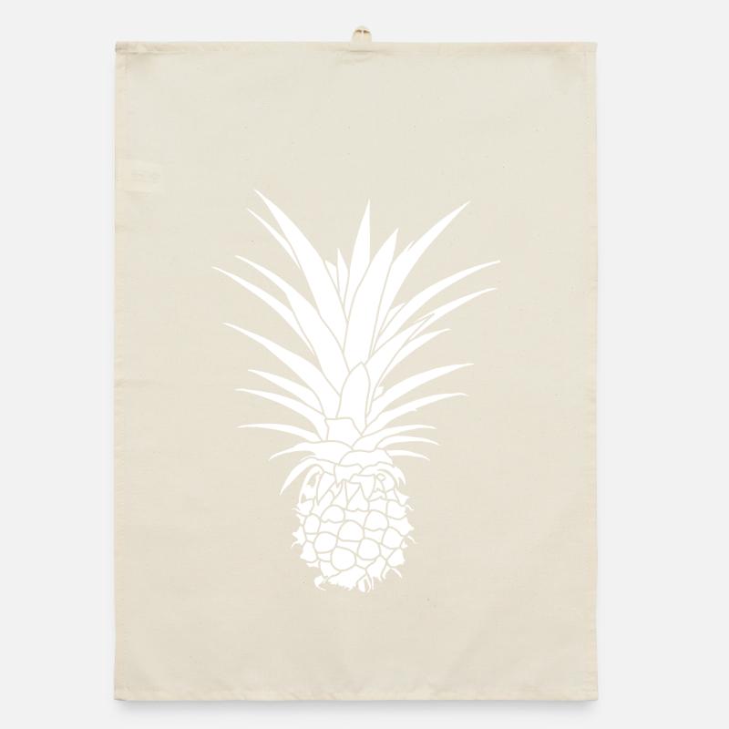 Cadeau graphique Ananas Torchon bio