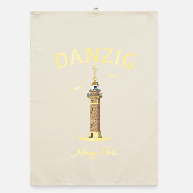 Danzig, Leuchtturm Organic Geschirrtuch