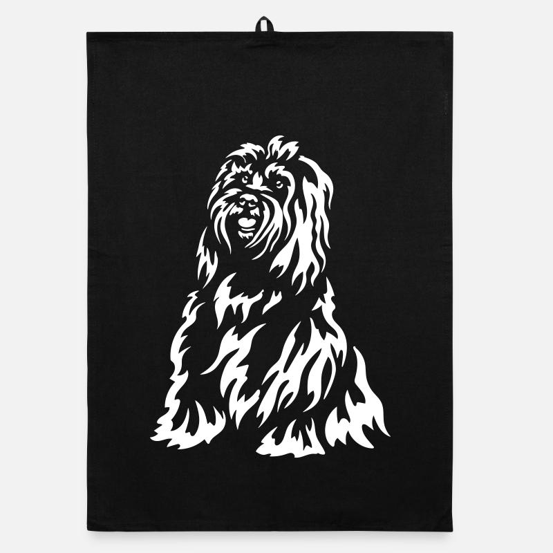 Terrier tibétain « Black Edition » Torchon bio