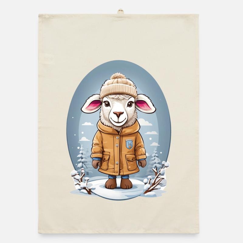 Süßes Schaf Organic Geschirrtuch