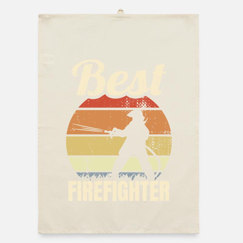 Great firefighter Organic dish towel