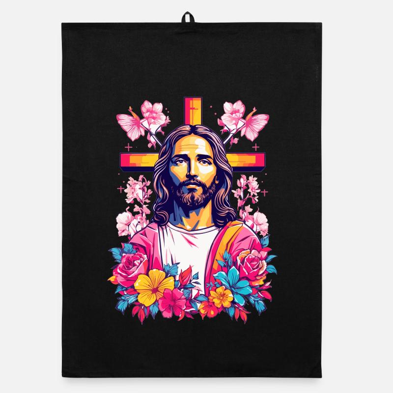 Jesus Christ Organic dish towel