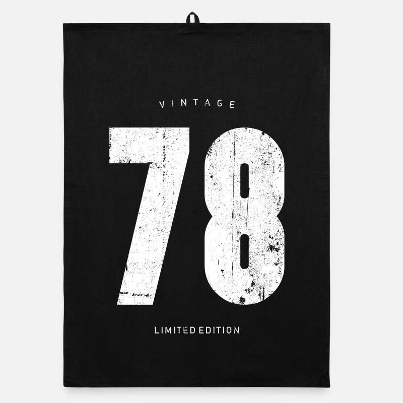 Vintage 78 Limitierte Auflage Organic Geschirrtuch