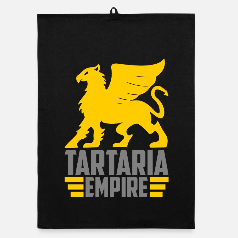 Empire de Tartarie | Couleurs modifiables Torchon bio