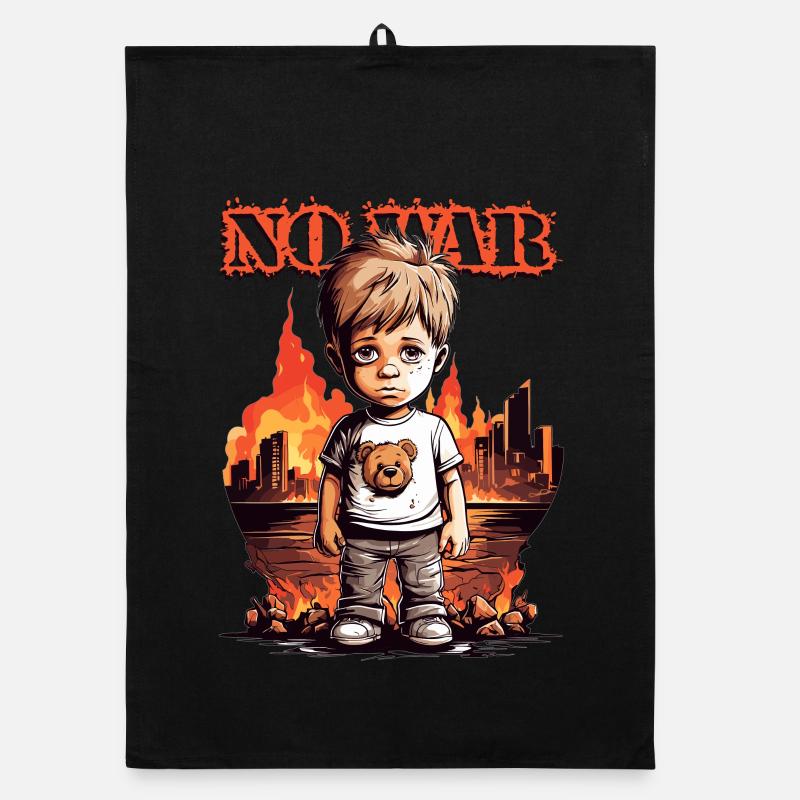 Kein Krieg ! Organic Geschirrtuch