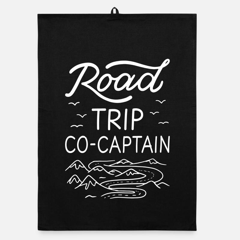 Road Trip Co-Captain I Organic dish towel