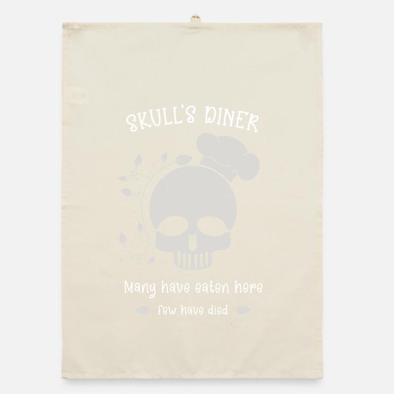 Skull's Diner Organic Geschirrtuch