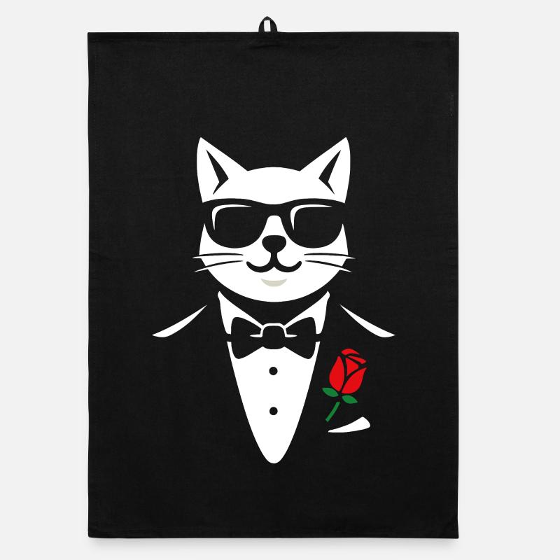 The Cool Cat Organic Geschirrtuch