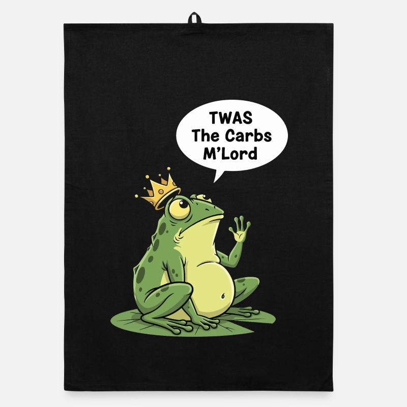 Regal Frog Carbohydrate King Design Organic dish towel