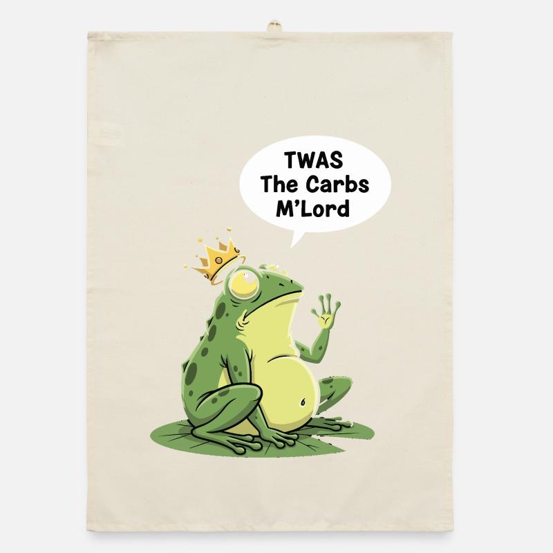 Regal Frog Carbohydrate King Design Organic dish towel