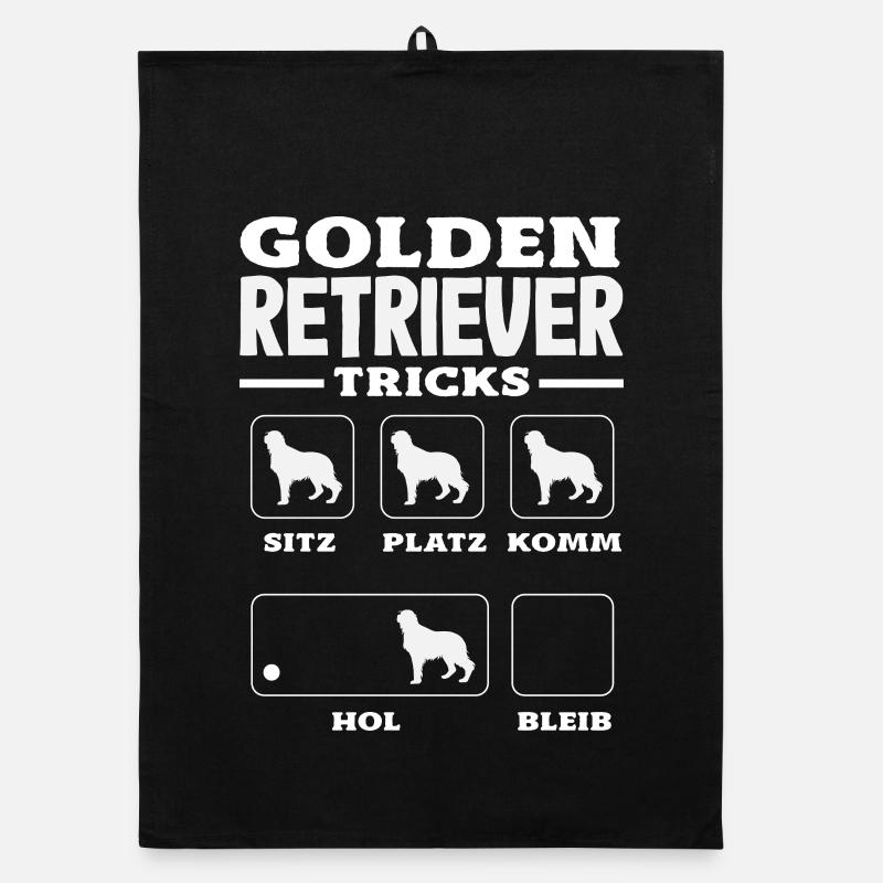 Golden Retriever Owner Owner Gift Organic dish towel