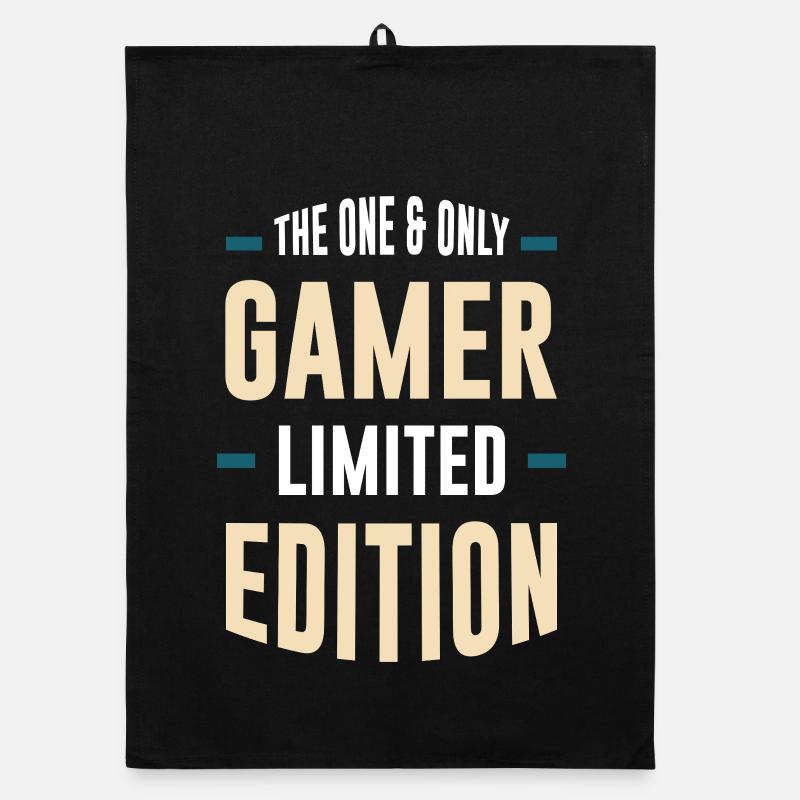 Gamer Limited Edition – Typographie unique Torchon bio
