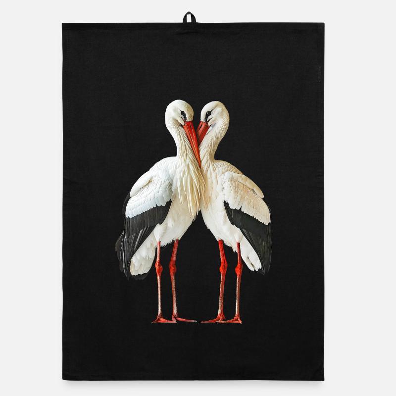 La cigogne de Whitestork Torchon bio