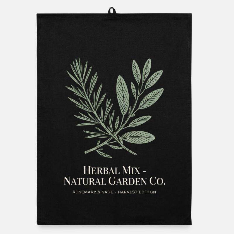 Herbal Mix – Rosemary & Sage Organic dish towel